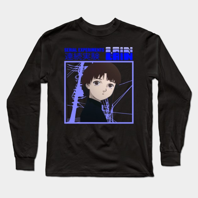 Lain Experiments Long Sleeve T-Shirt by SharleenV80